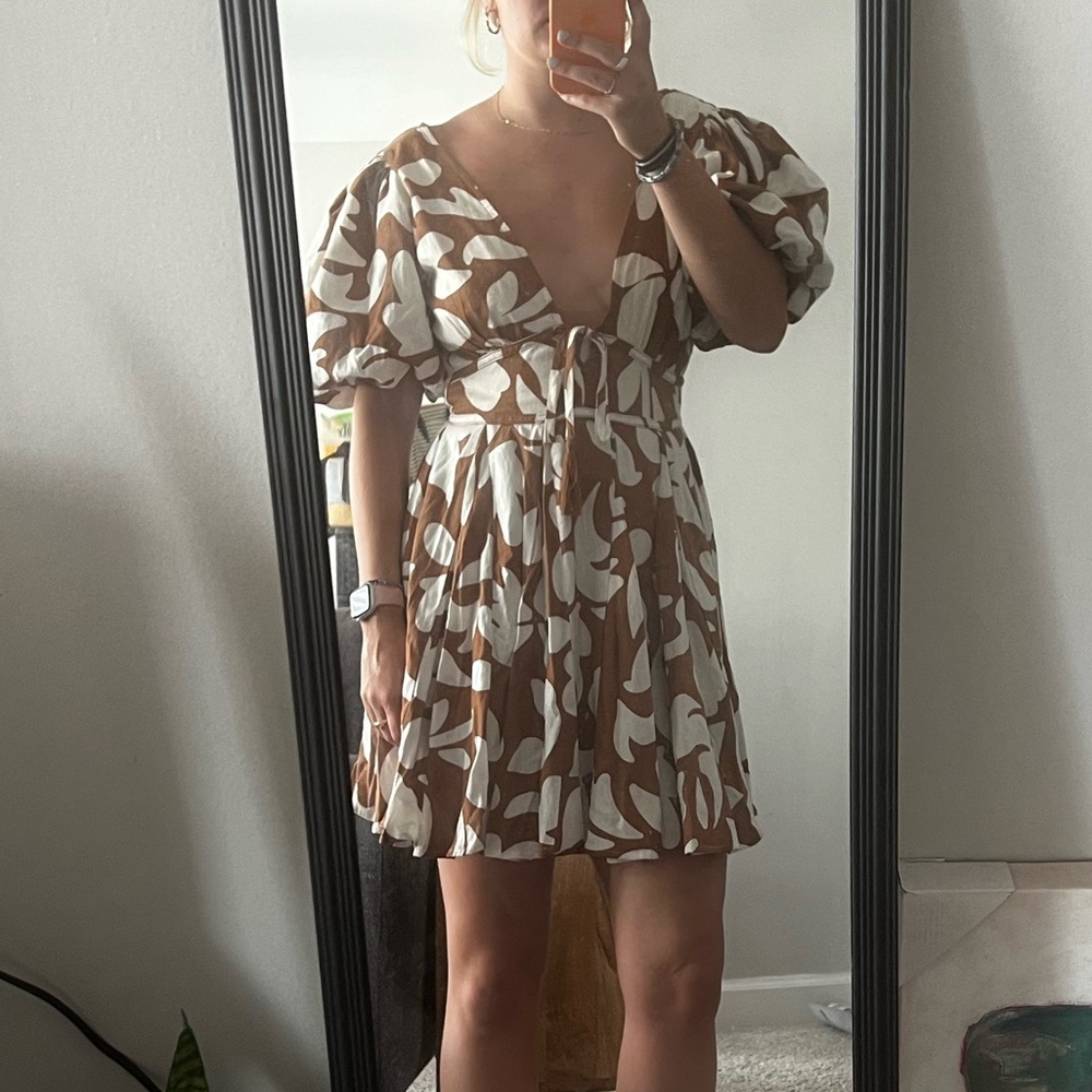 NWOT House of Harlow 1960 Brown Dress - Picture 4 of 4